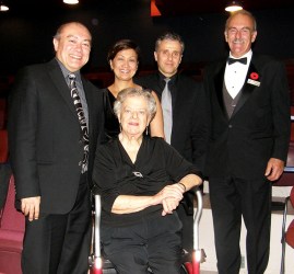 Gryphon Trio with Joey And Current NOCCA President, Paul Maynes