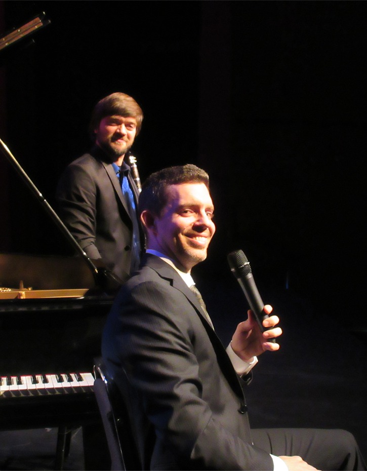 Pianist Chris Donnelly and clarinetist Kornel Wolak