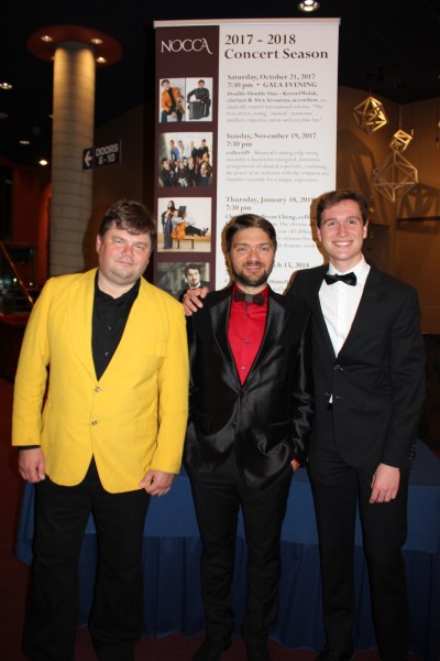 Left to right - Alexander Sevastien, Kornel Wolak and Christopher Dlouhy