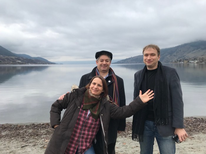 Trio D’Argento visiting Okanagan Lake, Vernon BC